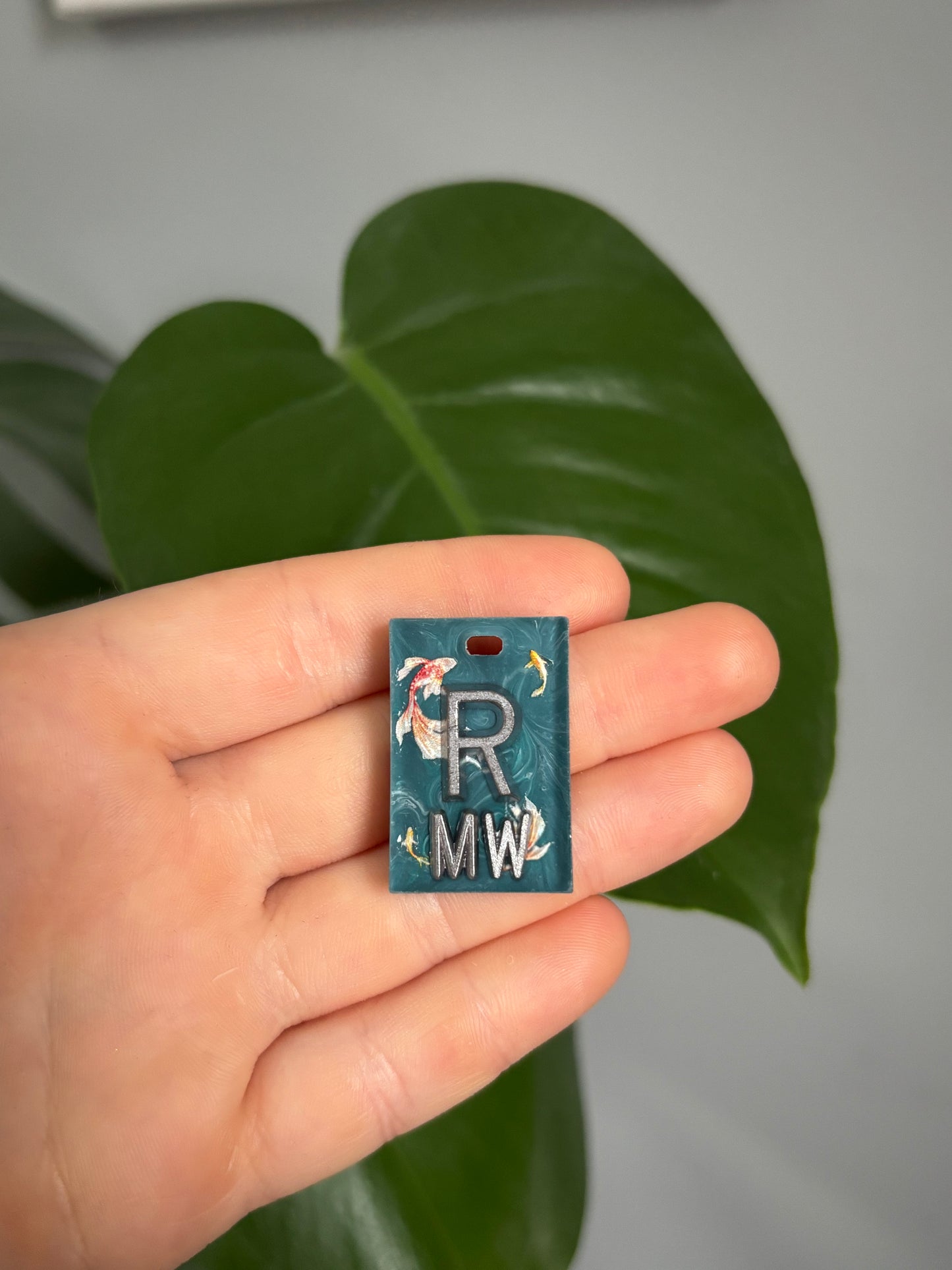 Koi Fish X-ray markers (L&R) + initials