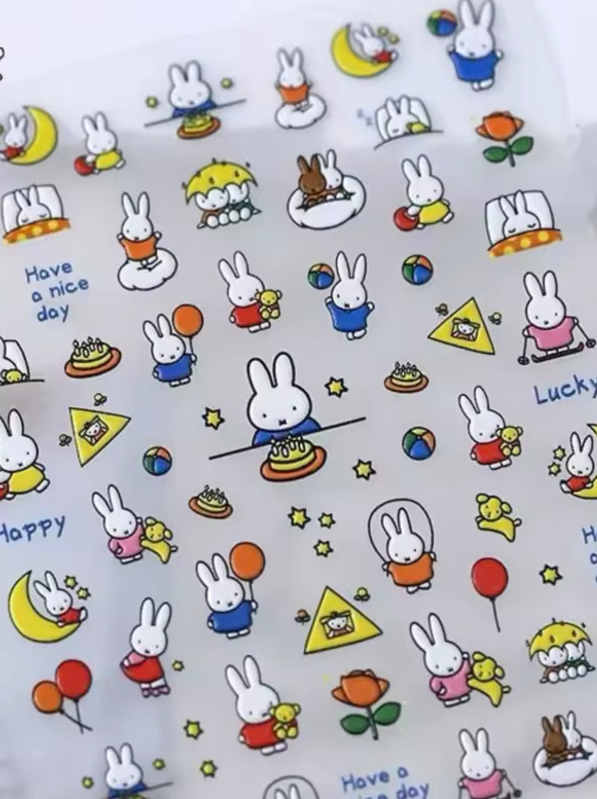 Custom order - Miffy markers and ribbon