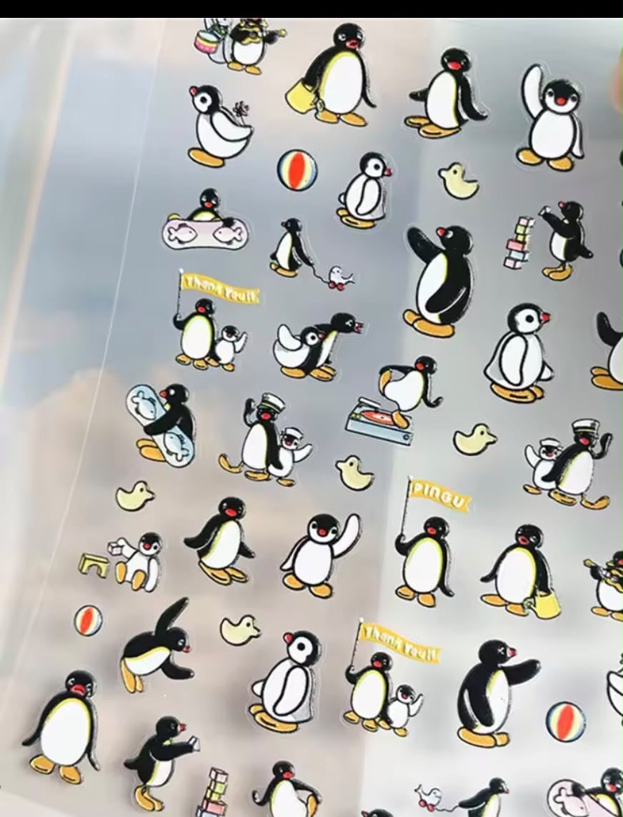 Custom order for Hannah - Pingu + 809 + rad tape