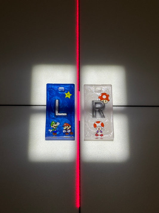Mario themed X-Ray anatomical side markers no initials