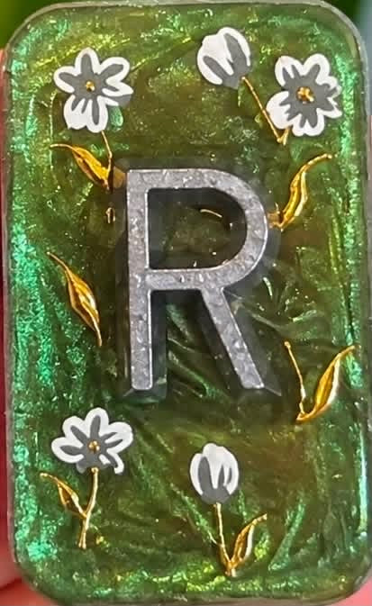 Custom order for Christie - blue and green shimmer + 50cm ribbon + Rad tape