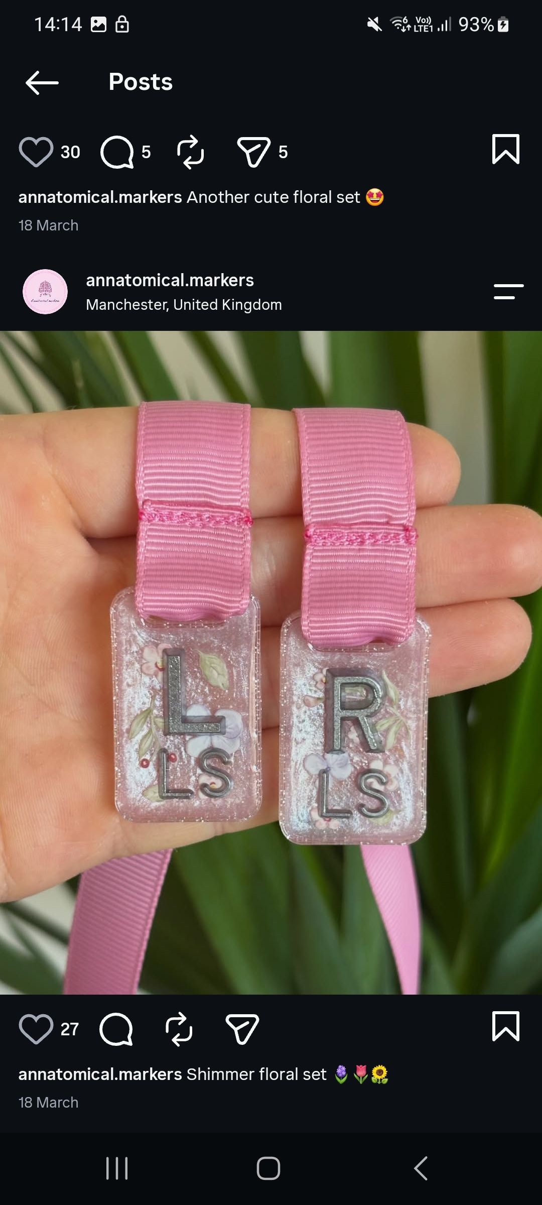 Custom order for Rachel - Rectangle and great floral set + 16